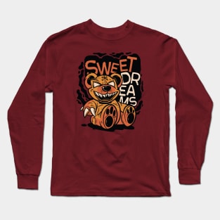 Creepy Teddy Bear // Sweet Dreams // Nightmare Bear Long Sleeve T-Shirt